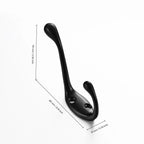 SARIHOSY 1/5Pcs Coat Towel Hook for Bathroom Hook Home Storage Wall Hooks Bathroom Kitchen Accessories Wall Hanger Lootquake LLC