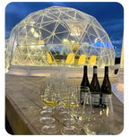 3.6M TPU Transparent Clear Bubble Dome Tent / Outdoor Event Party Camping Cafe Dining Plastic PVC Garden Igloo Dome Tent Luxury
