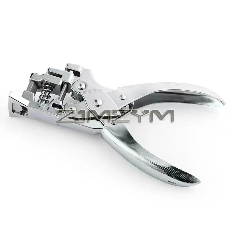 Multifuctional Hole Puncher  PVC Plastic ID Cutter Paper Tag Tool Plier Hole Identity Puncher Punch Stationery Office Supplies Lootquake LLC