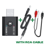 2 In 1 Bluetooth 5.0 Audio Receiver Transmitter 3.5mm AUX USB Stereo Music Wireless Adapter With Mic For Car Kit Speaker TV PC Lootquake LLC