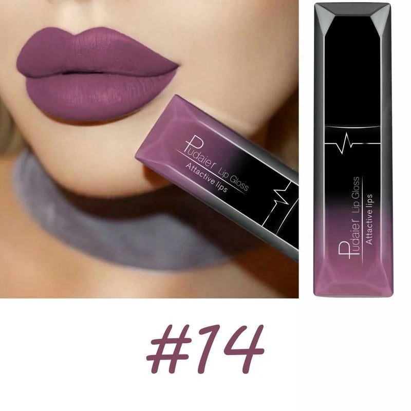Best Lip Makeup 17 Color Sexy Matte Long Lasting Lipgloss Liquid Lipstick Lip Cream Lootquake LLC