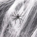 Halloween Decorations Artificial Spider Web Stretchy Cobweb Scary Party Halloween Decoration for Bar Haunted House Scene Props Lootquake LLC