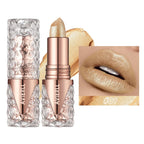 Fine Glitter lipstick, Quicksand Gold Lipstick, Moisturizing Silky Mermaid Girl Pink, Long-Lasting Waterproof Grapefruit Orange Lootquake LLC