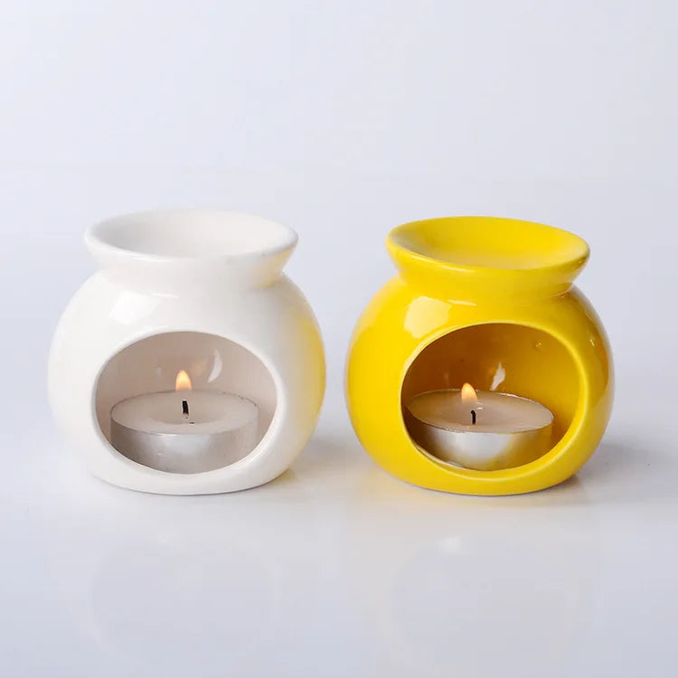 Essential Oil Burners Wax Melt Warmer Aromatherapies Aromas Diffuser Furnaces Ceramics Tealight Holder Decors Lootquake LLC