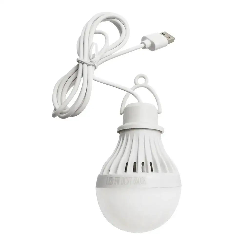 USB Light Bulb LED Camping Light Bulb Portable Camping Lantern Hanging Cord Tent Light for Camping Emergency Truck Fishing Boat
