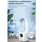 Portable USB Air Cooler Leafless Electric Fan 6 Speed Silent Timer Air Conditioner Cooling Fan Humidifier Conditioning Fan Lootquake LLC