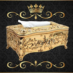 Luxury Continental Acrylic Tissue Box Kitchen Tissue Storage Box Handkerchief Toilet Tissue Holder Home Storage Supplies Lootquake LLC