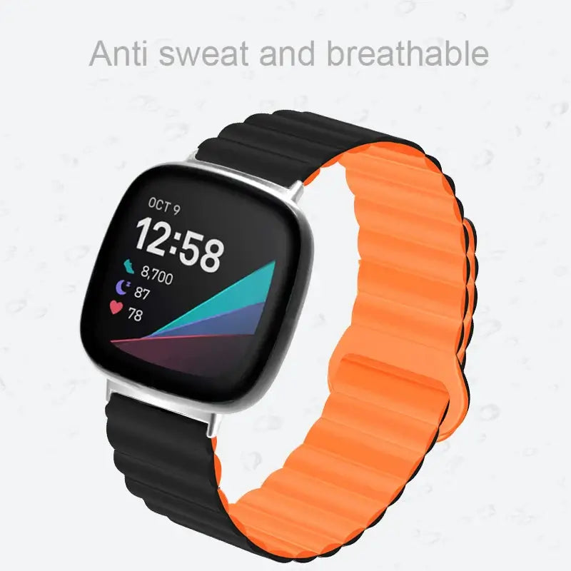 Fitbit Versa & Sense Silicone Band - Comfortable Design - SJB-DIAMOND ELITES