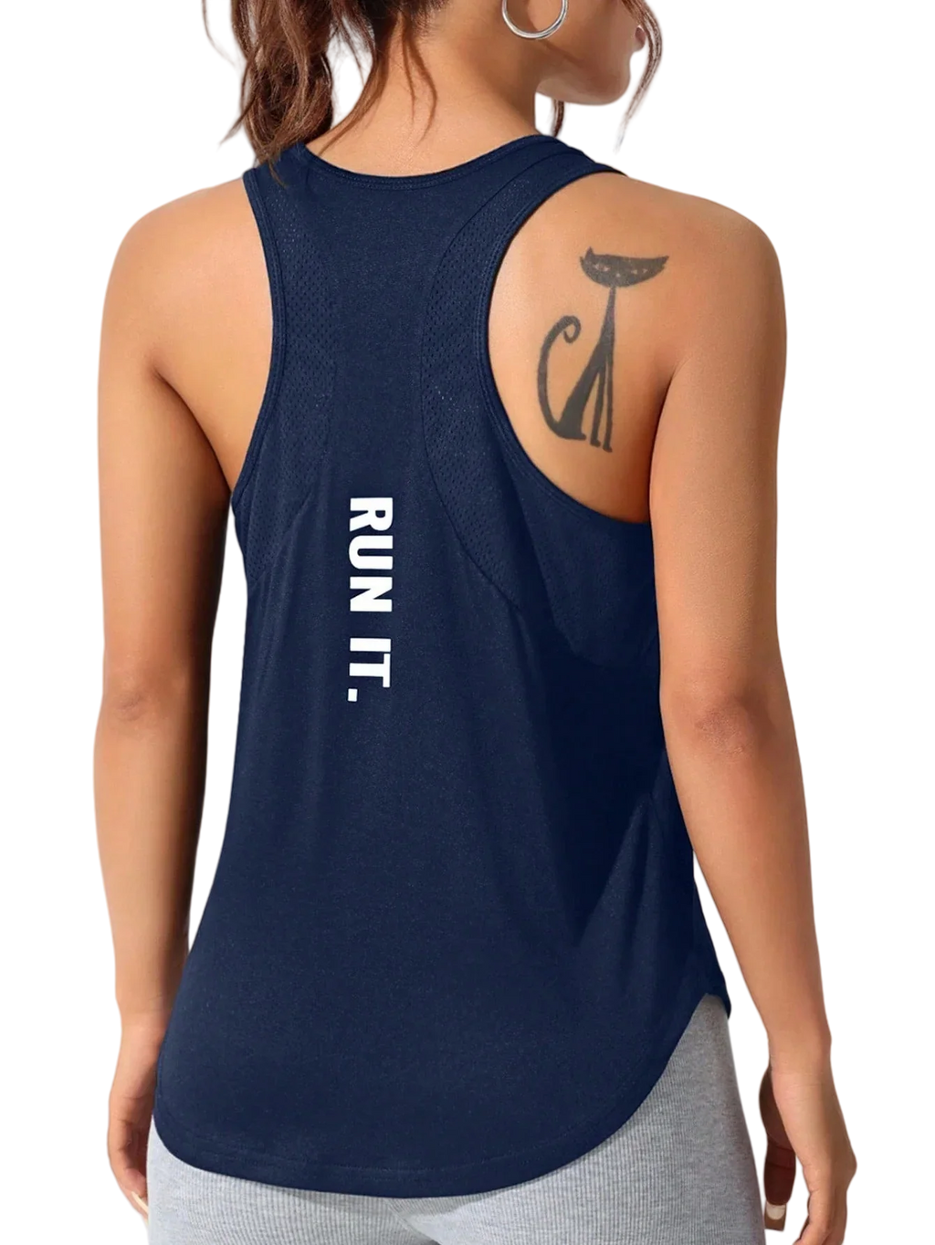 LOVELYX Flow: Women's Unique Letter Yoga-Run Vest THRIXINE