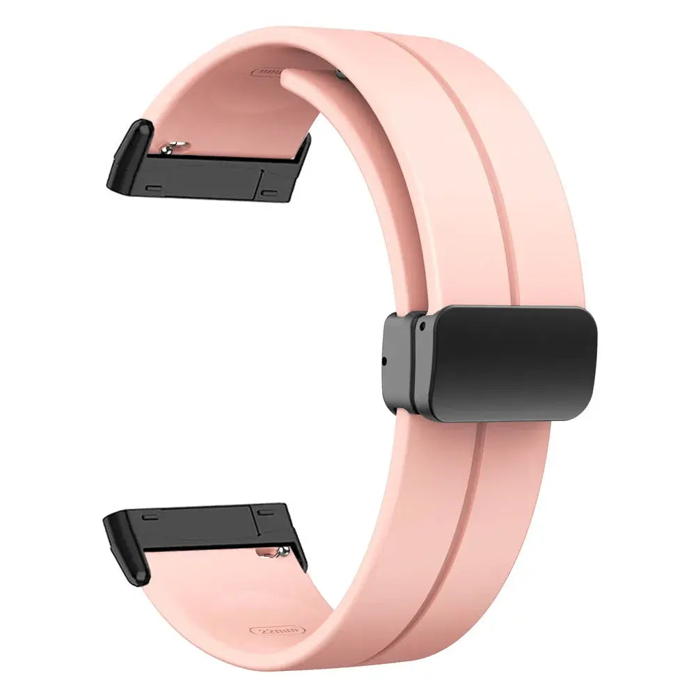 Fitbit Versa & Sense Silicone Strap With Magnetic Clasp - SJB-DIAMOND ELITES