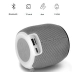 Outdoor portable wireless Bluetooth speaker, subwoofer, car and home with colorful lights, atmospheric small mini speaker Lootquake LLC