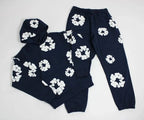 DENIM TEARS Foam Cotton Printed Hoodie Pi-Mart