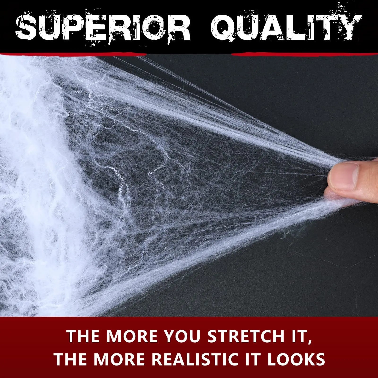 Halloween Decoration Party Accessories Decorations for Events Scream Festa Spider Web Black Outdoor Props Haunted House Spider Lootquake LLC