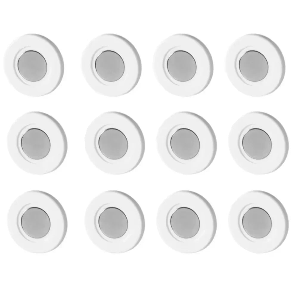 3-24pcs Magnetic Remote Control Holder Air Conditioning Remote Control Wall Storage Magnetic Hook Non Perforated Magnetic Buckle