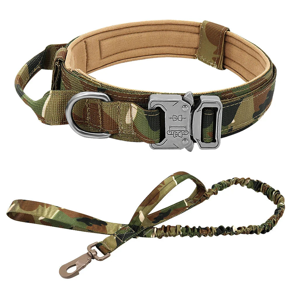 The Tactical Luxe Collar & Leash Fashioned Furbabies