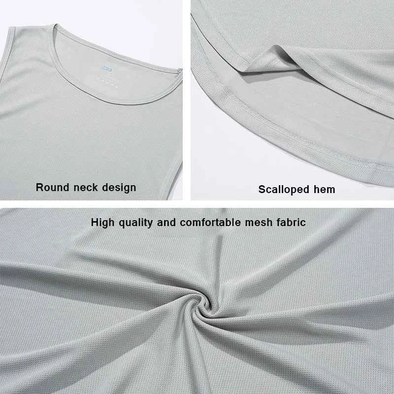 BreezeFit Men's Quick-Dry Gym Tank Top THRIXINE