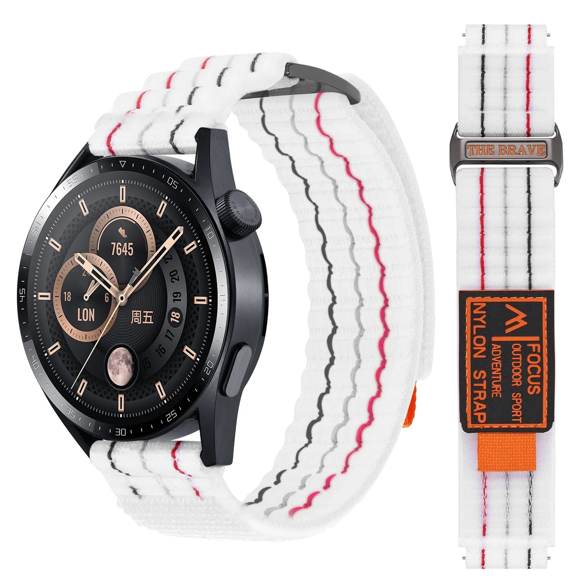 Polar Trail Loop Nylon Watch Band For Smartwatch - Durable Comfort