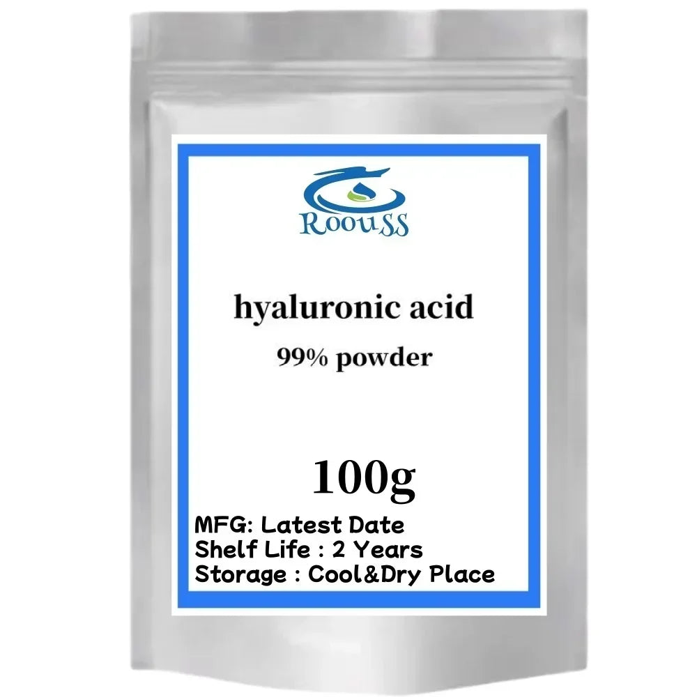 High content 99% Cosmetic raw materials Hyaluronic acid powder anti-wrinkle and Anti-aging,Moisturizing,free shippin Lootquake LLC