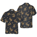 All Over Print Flame Dragon Pattern Hawaiian Shirts For Men Summer Short Sleeve Button Up Beach Shirts Blouse Mens Streetwear Lootquake LLC