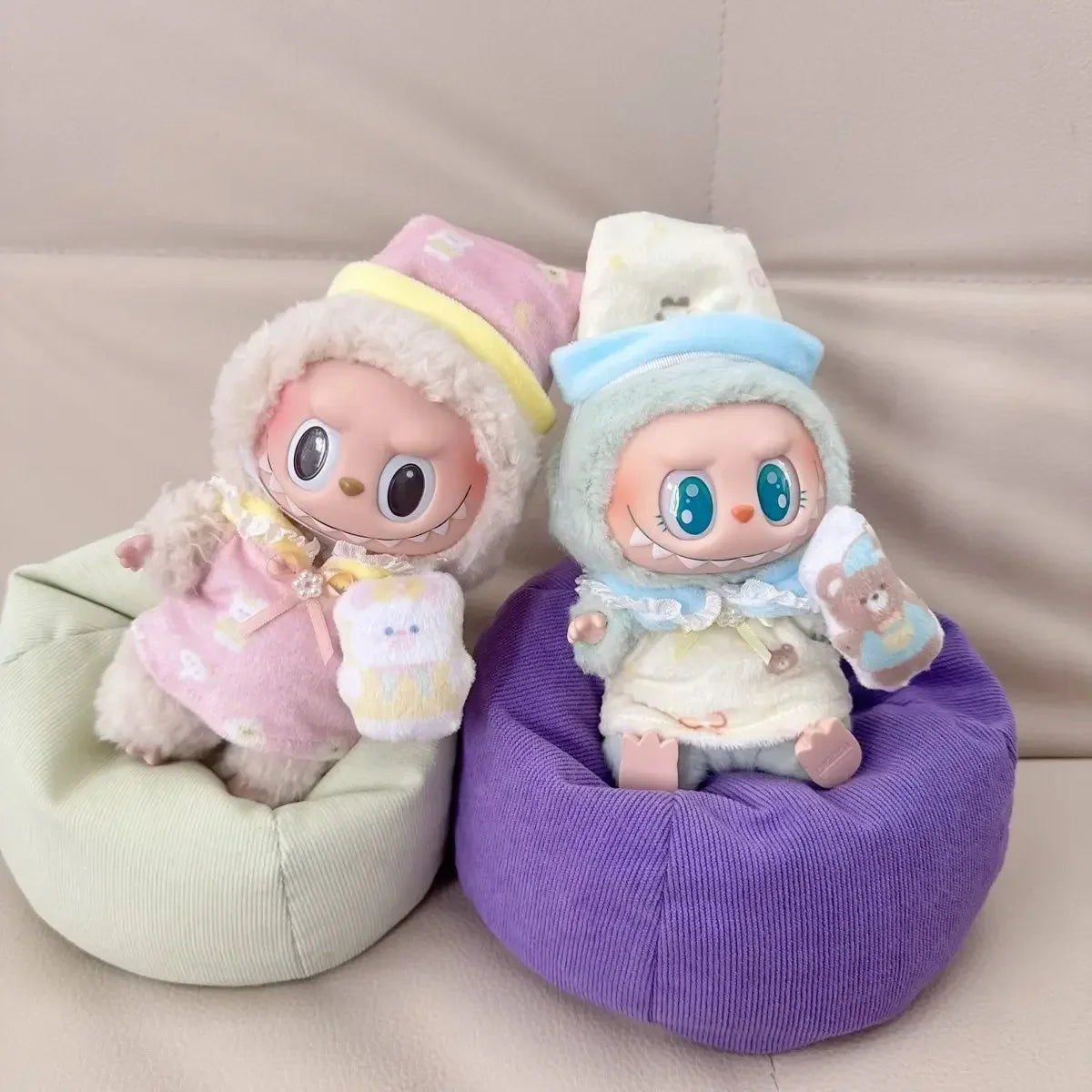 Labubu 3.0 Big into Energy Series Clothes  Labubu Mini Lazy Sofa Labubu Accessories