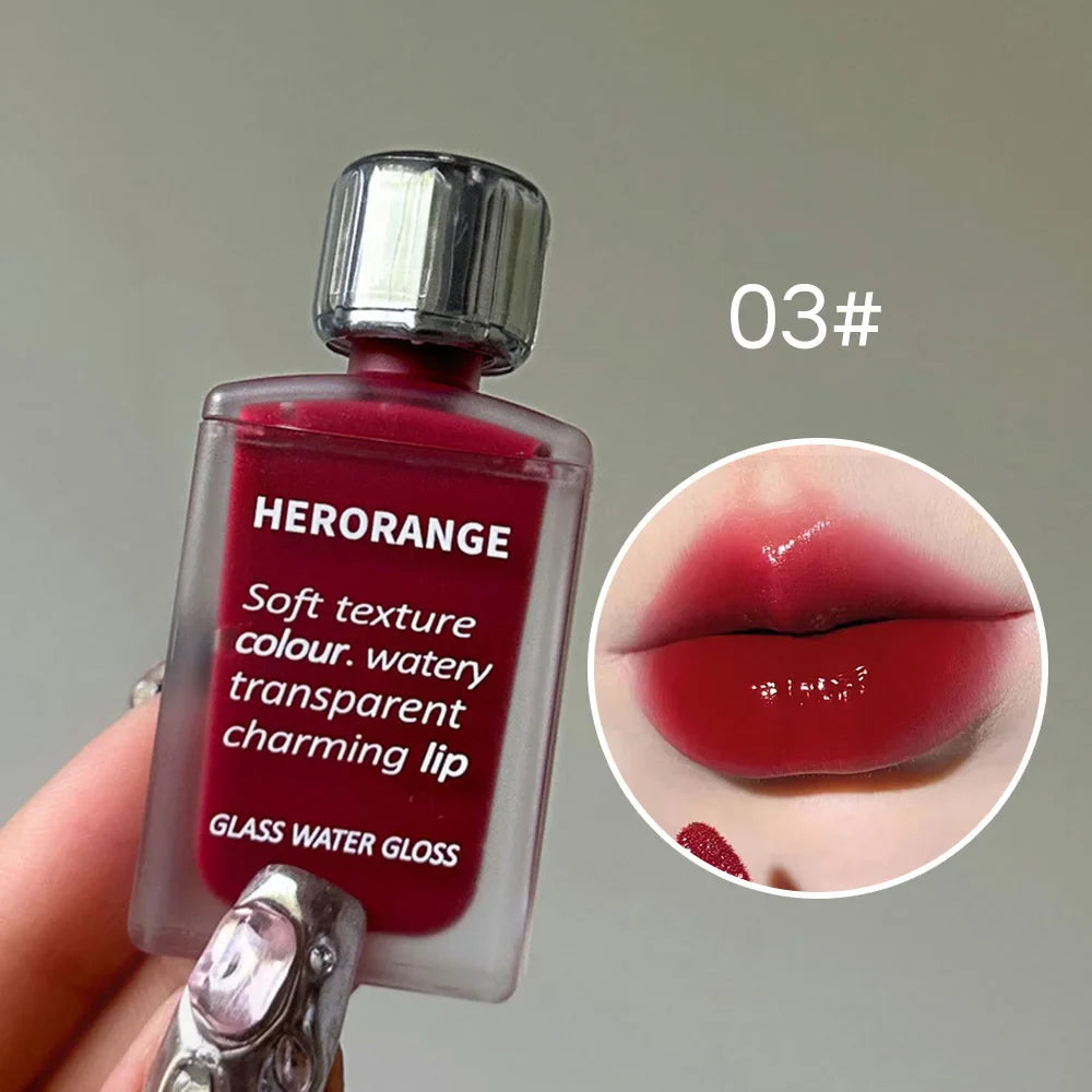 Moisturizing Plump Lips Mirror Effect Lip Color Non Greasy Texture Liquid Lip Pigment Not Easy To Stick Lightly Lip Glaze