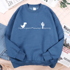 Network Malfunction Little Dinosaur Sweatshirts Men Women Casual Hoody Hip Hop Comfortable Streetwear Loose Warm Clothes Hoodies Lootquake LLC