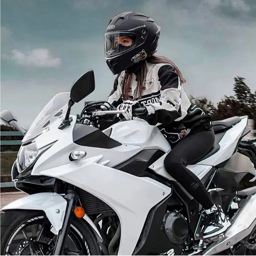 Bluetooth 5.3 Helmet Headset Wireless Hands-free Call Phone Kit Motorcycle Waterproof Earphone MP3 Music Player Speaker for Moto Lootquake LLC