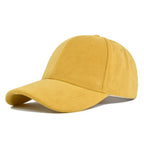 Solid Suede Retro Baseball Caps For Men Women Spring Autumn Street Snapback Hip Hop Hat Adjustable Faux Fur Sunscreen Visor Cap Lootquake LLC