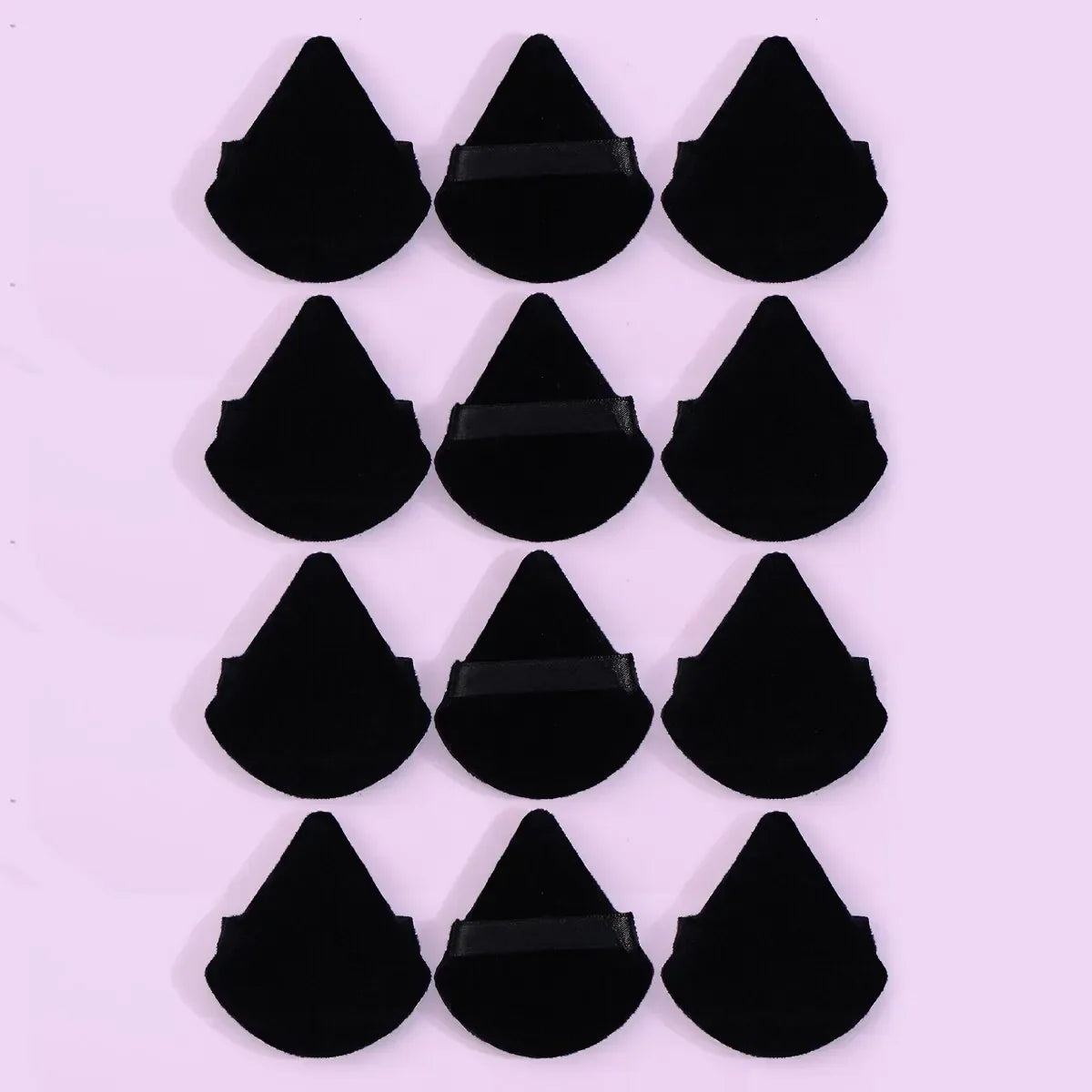 Wholesale 10/ 12 Pcs Triangle Powder Puff Wet Dry Use For Loose Powder Liquid Cosmetic Soft Plush Powder Puff Makeup Foundation Lootquake LLC