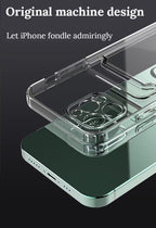 New Mini Wallet Card Holder Silicone Case for IPhone 11 12 13 Iphone 11 Pro X XS Max XR 7 8 Plus Soft Phone Cover Slim Shockproof Soft Protective Case With Cute Card Holder Stevvex