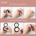 Fashion New Hot sale Makeup Sponge Powder Puff Wet Dry Dual Use Foundation Blender Smooth Cosmetic Puff Beauty Tool Accessories Lootquake LLC