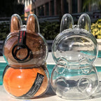 LABUBU Have A Seat Transparent Case Labubu Plastic Case Backpack Charms Lootquake LLC