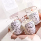 Romantic Fragrance Candles, Premium Fragrance, High Beauty, Transparent Micro Fire Candles Holiday Guests Gifts Scented Candles