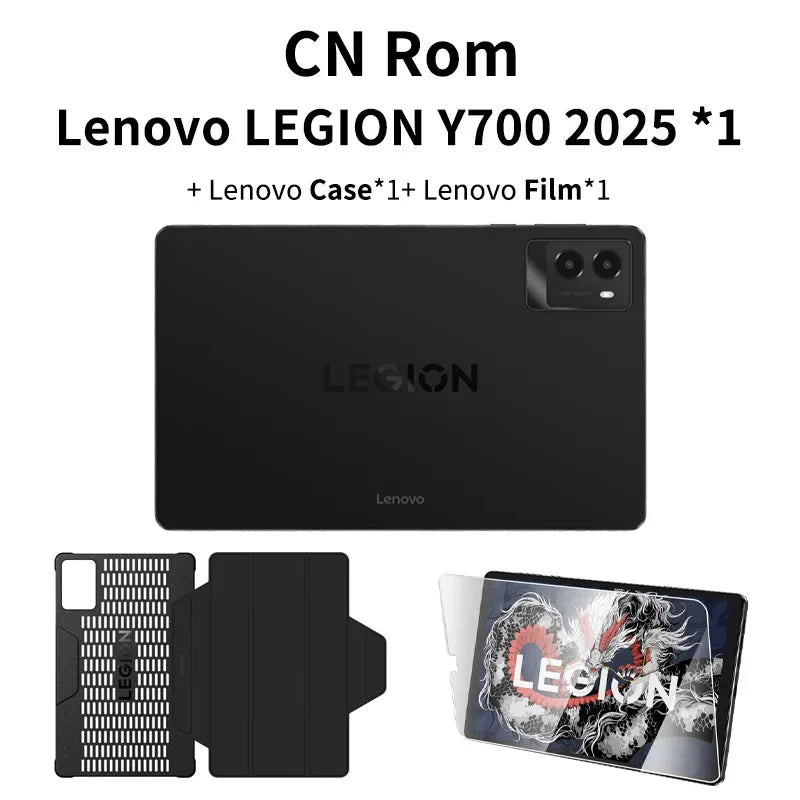 Lenovo Legion Y700 2025 8.8-inch gaming tablet Snapdragon 8 Gen3/8 core /Android 14 /12GB256GB/16GB512GB/WIFI/Black Lootquake LLC