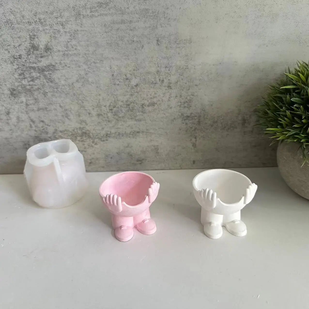 Easter Egg Cup Holders Mold DIY Drip Glue Gypsum Cement Silicone Mould Egg Jewelry Necklace Storage Tray Mold Home Decor Lootquake LLC