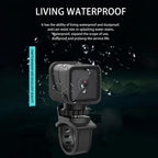 1080P HD Portable Sports Mini Camera with Hotspot WiFi Waterproof Camera, Motorcycle and Bike Driving Recorder Lootquake LLC