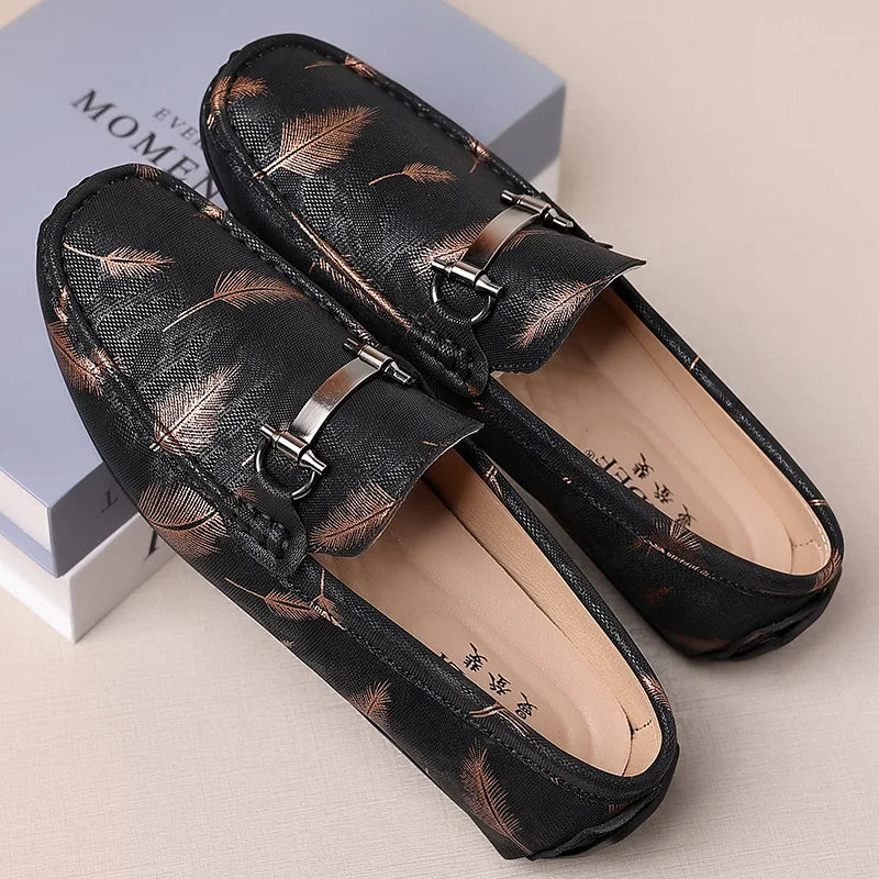 MAEDEF Men‘s High Quality Slip on Loafers 2024 Classics Fashion Leather Casual Male Shoe Comfortable Outdoor Driving Flats Shoes Lootquake LLC