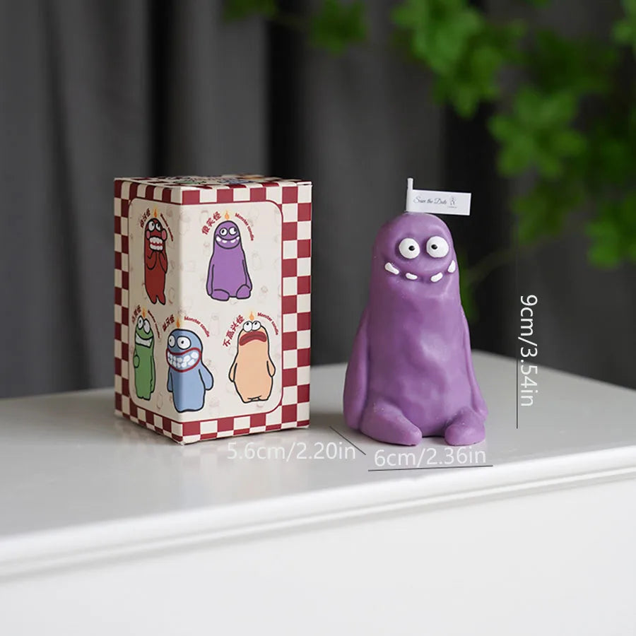 Mud Man Monster Aromatherapy Candle Funny Ugly Cute Aroma Birthday Gift Companion Gift Cartoon Shaped Candle Ornament Lootquake LLC