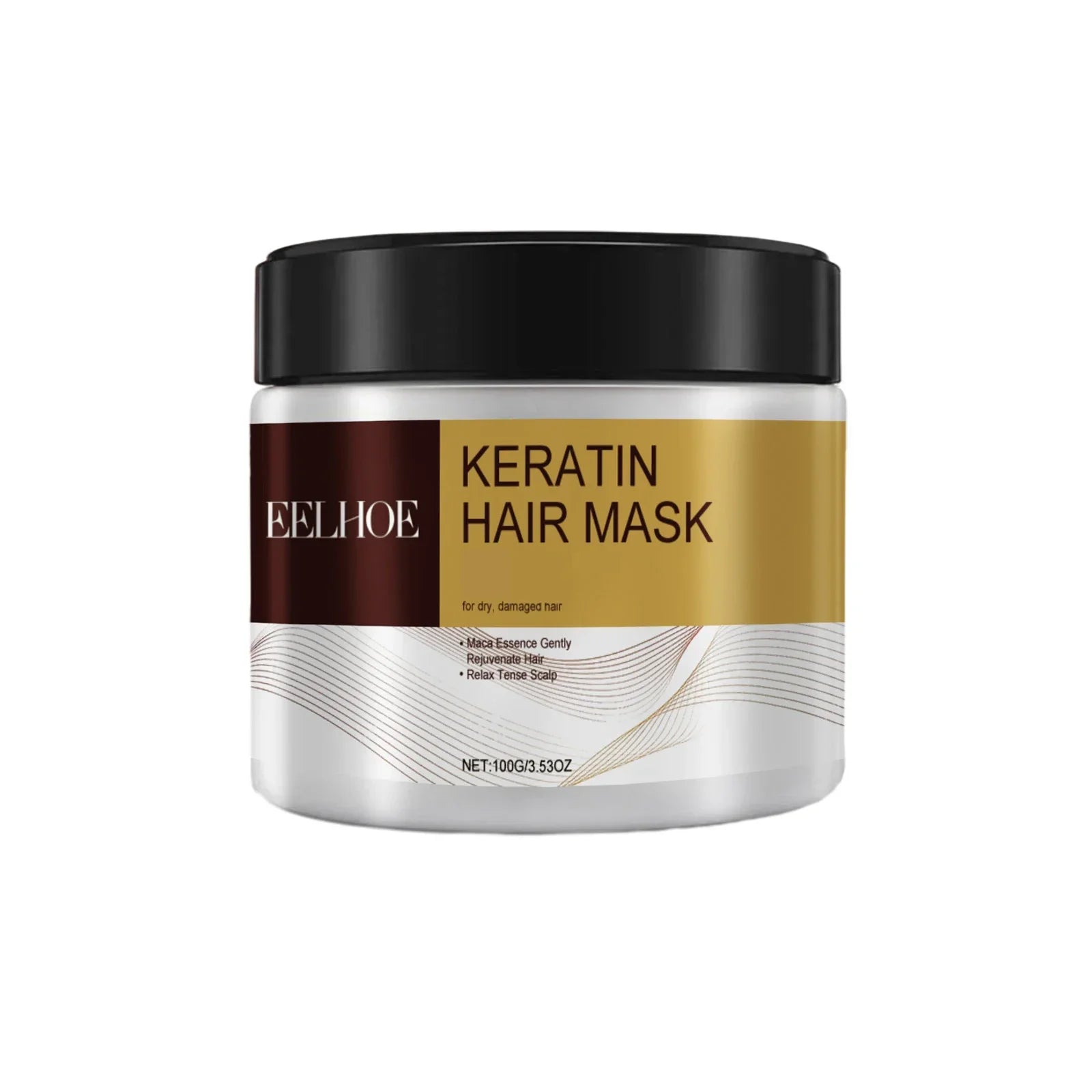 Collagen Hair Mask Keratin Hair Treatment Deep Repair Argan Oil Collagen Essence Keratin Conditioner For Dry Damaged Hair 100G Lootquake LLC
