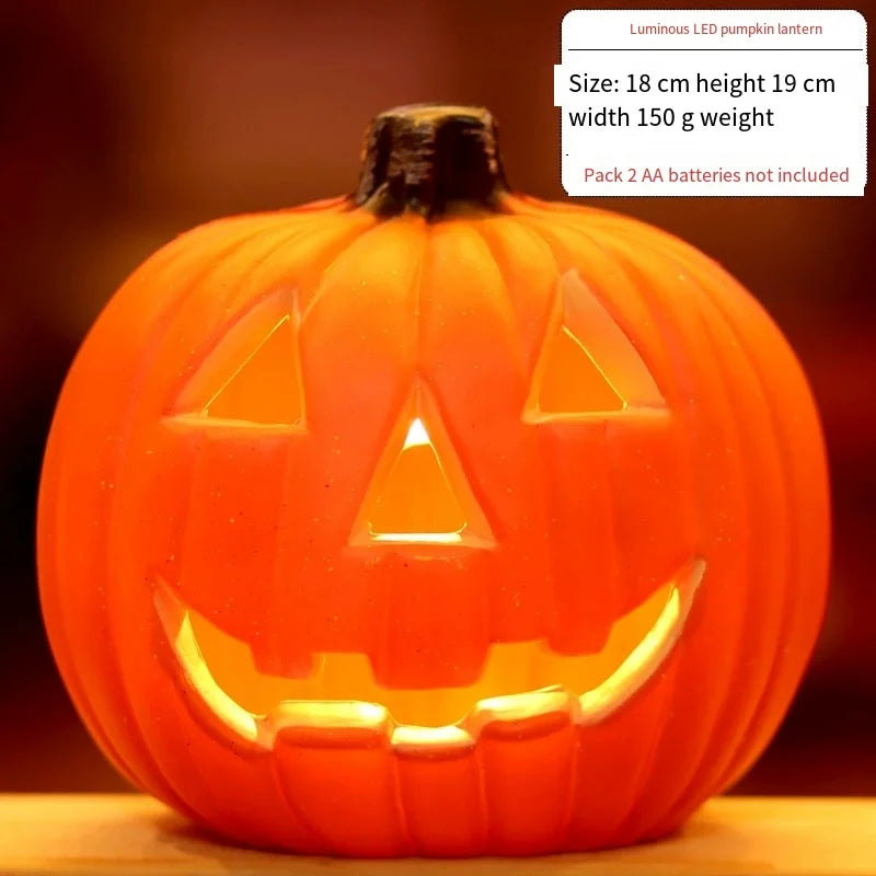 1Pc Decorative Pumpkin Halloween Props Lantern Decor Pumpkin Decoration Pumpkin Light Outdoor Halloween Decorationsation