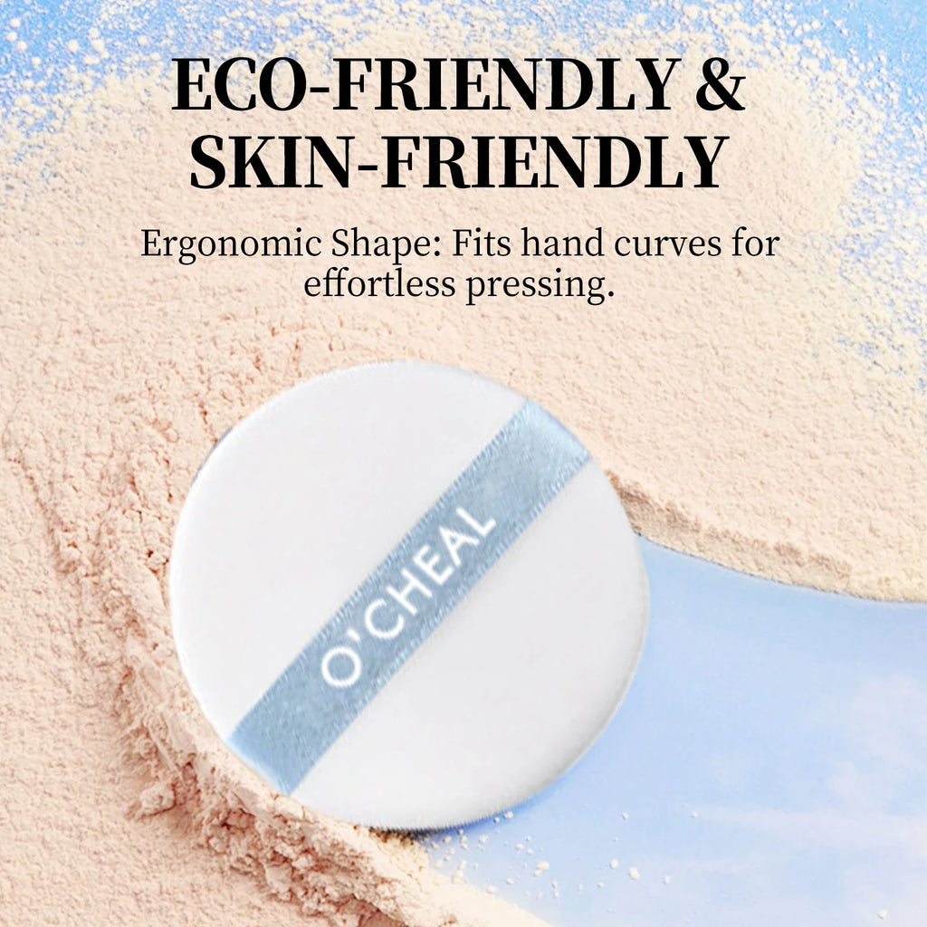 Ocheal Matte Face Setting Powder Oil-control Lightweight Radiant Foundation Pressed Powder Face Full Coverage Makeup Cosmetic Lootquake LLC