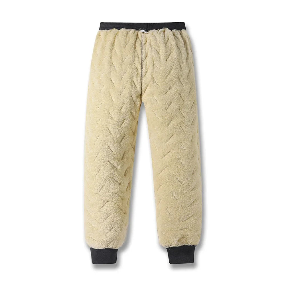 Men's Winter Thick Warm Arctic Velvet Thermal Waterproof Windproof Casual Sweatpants - SJB-DIAMOND ELITES