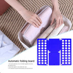 Plastic Clothes Folding Board Easy and Fast Kids Laundry Folder Shirt Folding Board Home Storage Tool for Kid Children Adults Lootquake LLC