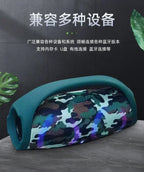 Portable Waterproof 100W High Power Bluetooth Speaker RGB Colorful Light Wireless Subwoofer 360 Stereo Surround TWS FM Boom Box Lootquake LLC