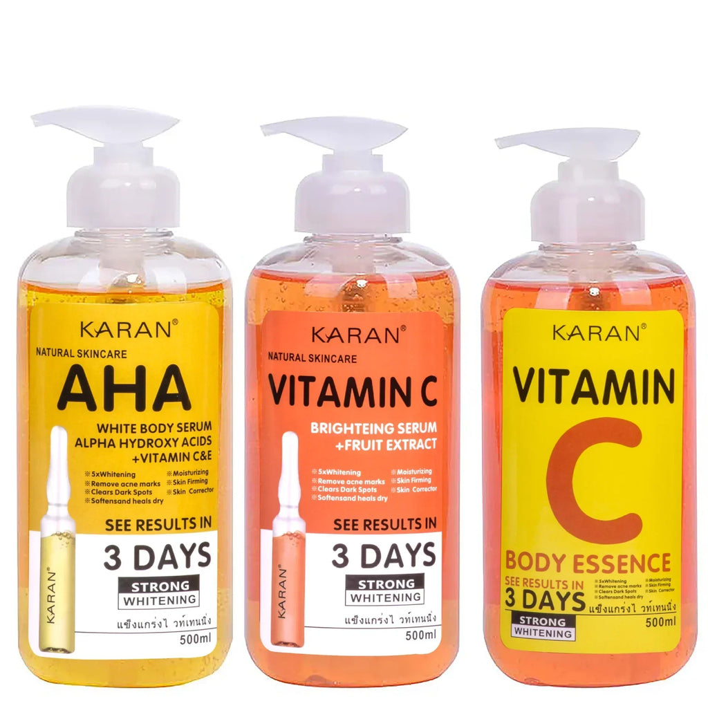 500ml Vitamin C&VE Face Serum VC Fruit Acid Brightening Repair Anti-aging Body Essence Alpha Hydroxy Acids (AHA) Essence Lootquake LLC