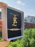 DUOYING Custom Nameplate Set Full Zircon Neckalce Bling Earrings Personalized Mini Hoop Stainless Steel For Kids Jewelry Lootquake LLC