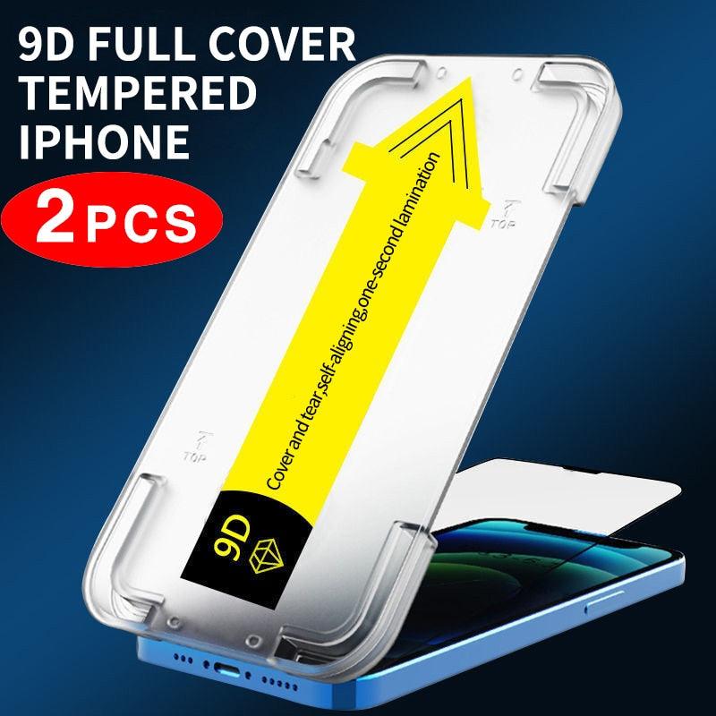 2pcs Full Cover Screen Protector For iPhone 11 12 13 PRO MAX Privacy Glass For iPhone 14 Pro XS Max XR 13 12 mini Tempered Glass Tempered Glass Screen Protector Film 9H Hardness Anti Scratch Screen Protector Stevvex