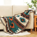 Bohemian Throw Blanket For Beds Outdoor Camping Blanket Sofa Cover Indian Sofa Towel Bed Cover Rug Tablecloth Living Room Decor Lootquake LLC