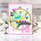 February 2025 New pink Floral Field Metal Cutting Dies Stamp Stencil Hot Foil Set DIY fresh Scrapbook Card Handmade Embossing Lootquake LLC