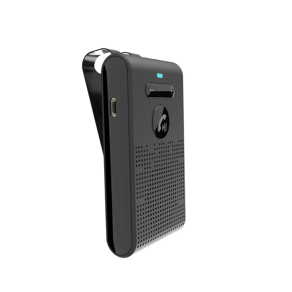 Bluetooth 5.4 Speaker Handsfree Car Kit Sun Visor Clip Wireless Audio Receiver Speakerphone Music Player Car Accessories Lootquake LLC